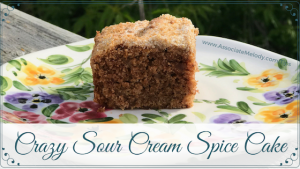 Crazy Sour Cream Spice Cake