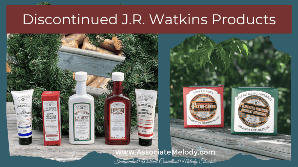 discontinued JR Watkins products